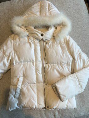 Cecil McBee White Puffer Coat | Japanese Designer